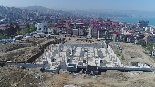 Avni Aker Stadı yerine yapılan Millet Bahçesi görüntülendi 9