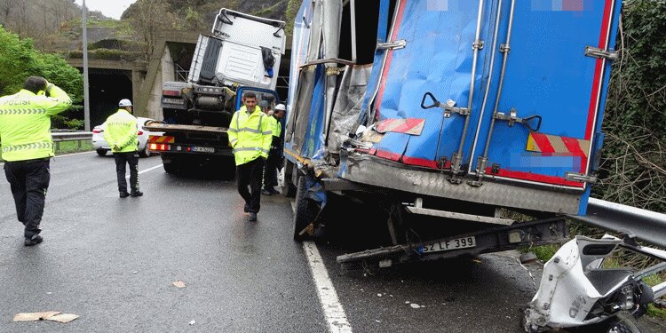 Ordu'da korkunç kaza! Feci şekilde...