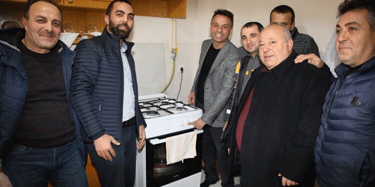 Trabzon'da bir ilçe daha doğal gaza kavuştu!