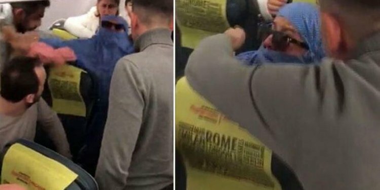 Uçakta 'FETÖ'cüyüm diye bağırdı, olanlar oldu!