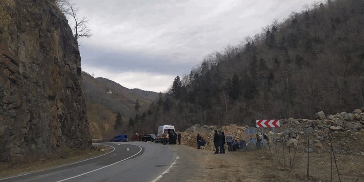 Trabzon'da uçuruma yuvarlanan genç, feci şekilde...