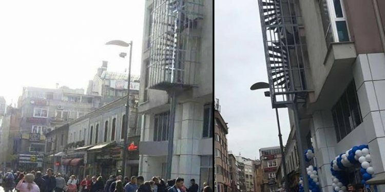 Trabzon'da tartışma konusu olmuştu, yıkıldı...