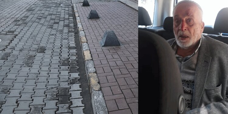 Trabzon'da kaldırım taşı can alıyordu!