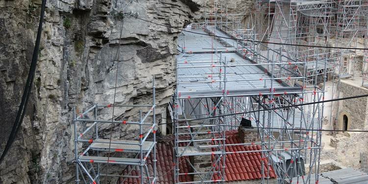 Sümela Manastırı'ndaki restorasyon görüntülendi!