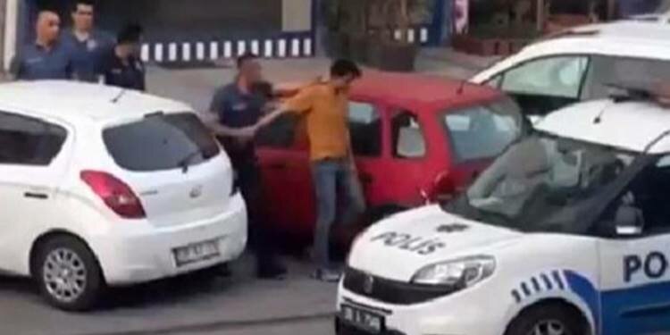 Balkona havlu astı, gözaltına alındı!