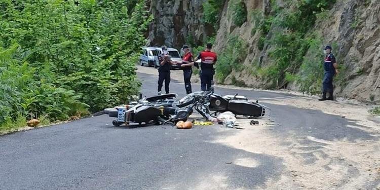 Trabzon'da motosikletler çarpıştı: 1 genç hayatını kaybetti!