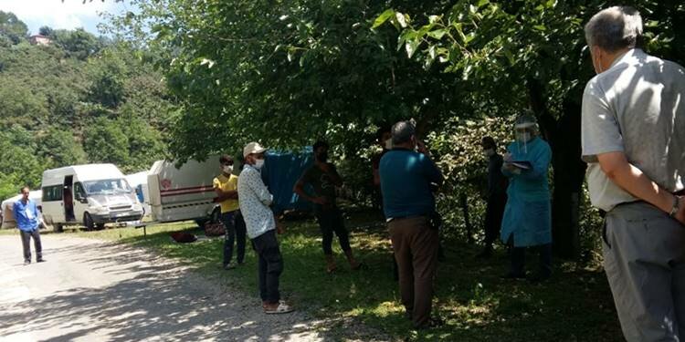 Fındık işçileri karantinaya alındı!