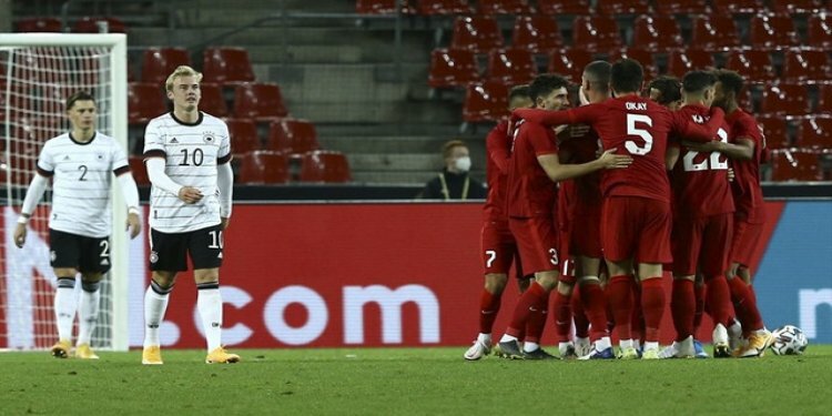 A Milli Takım Almanya ile berabere...