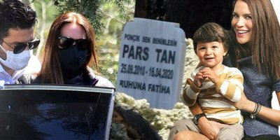 Ebru Şallı'nın ölen oğlunun mezar taşı kahretti!