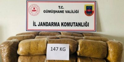 Gümüşhane’de operasyon! 147 kilo…